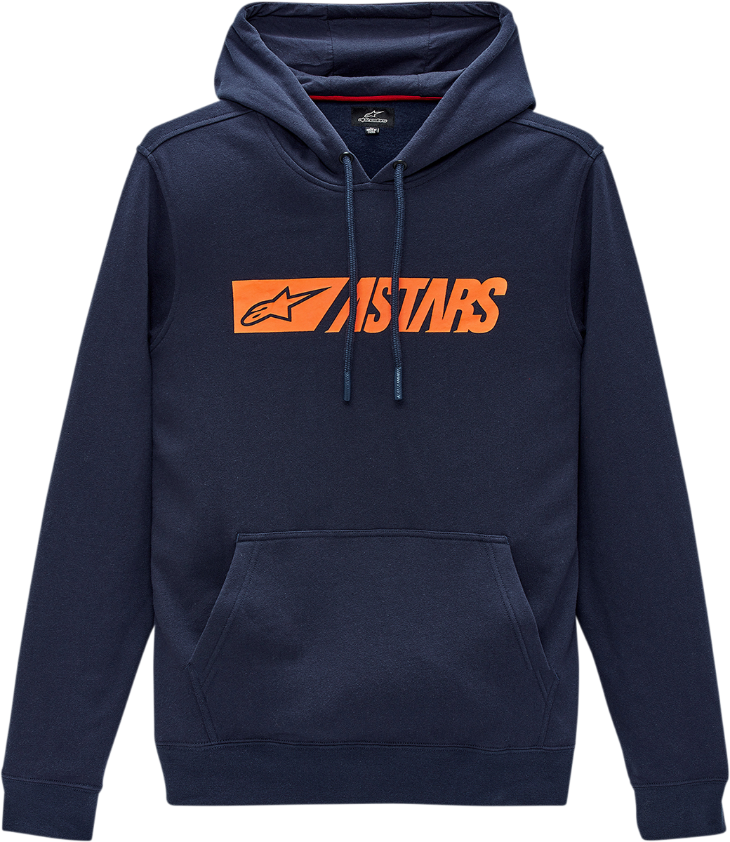 Sudadera con capucha ALPINESTARS Reblaze - Azul marino/Naranja - Talla mediana 1213516607032M