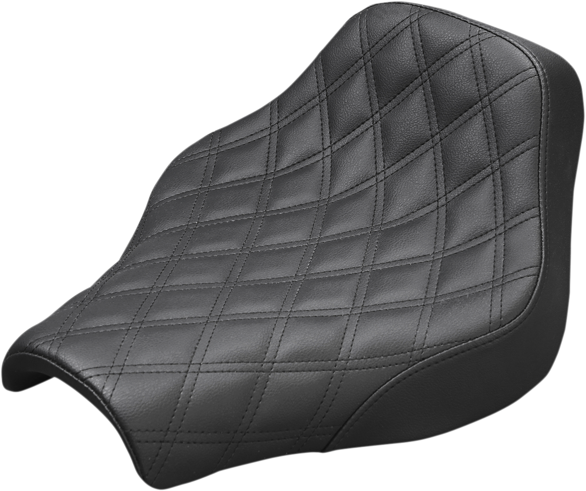 Asiento individual SADDLEMEN Renegade - Costuras enrejadas - Negro 818-30-002LS