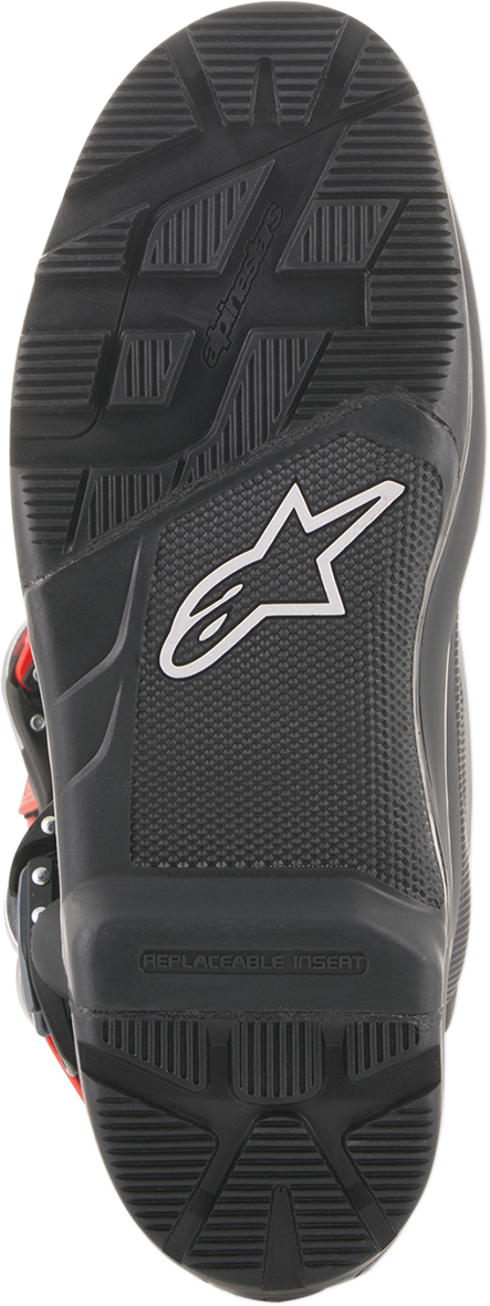 Botas de enduro ALPINESTARS Tech 7 - Negro/Gris - Talla 14 (EE. UU.) 2012114113314