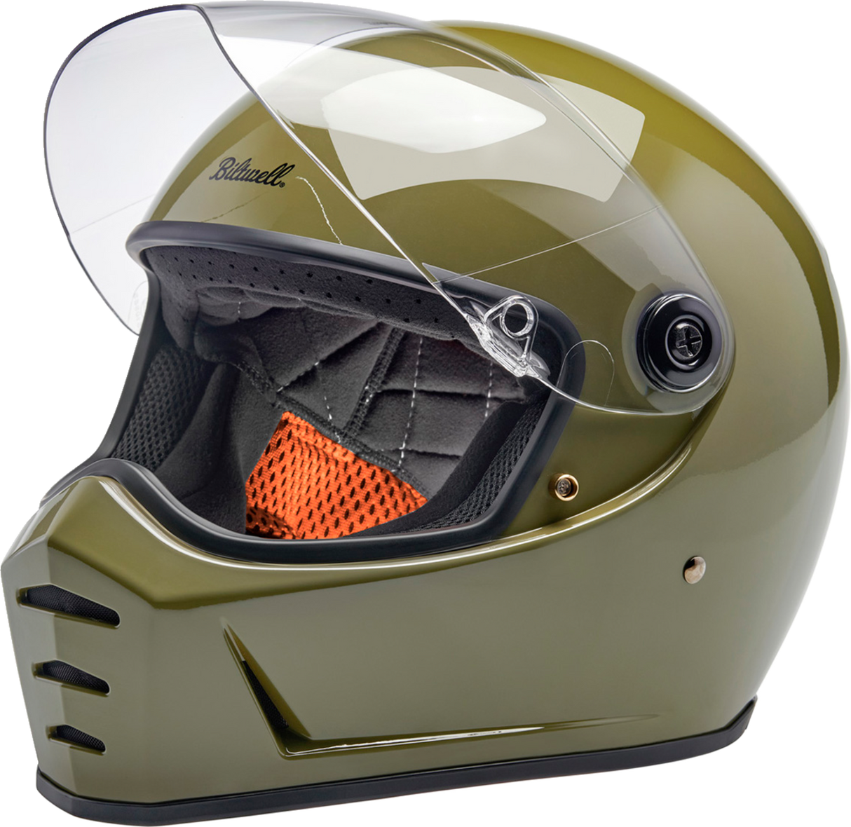 Casco BILTWELL Lane Splitter - Verde oliva brillante - 2XL 1004-154-506