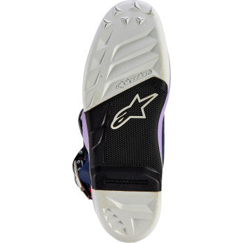 Botas ALPINESTARS Imperial Tech 7 de edición limitada - Morado/Azul/Negro - Talla 8 (EE. UU.) 2012014-387-8