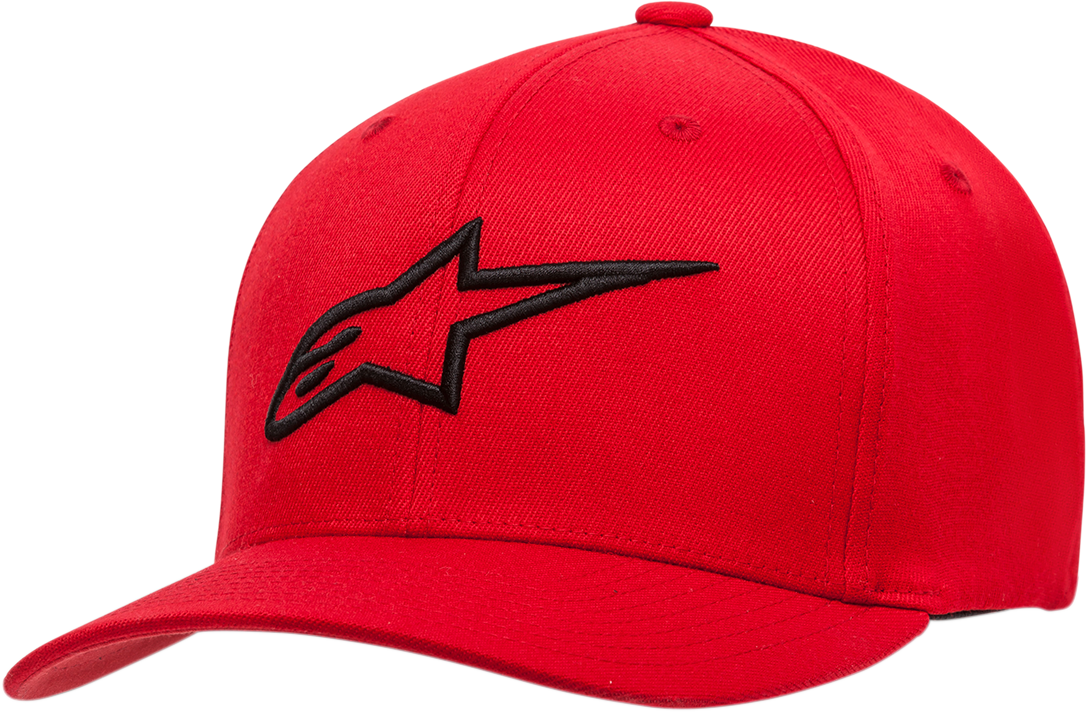 Gorra ALPINESTARS Ageless Curve - Rojo/Negro - Grande/XL 1017810103010LX