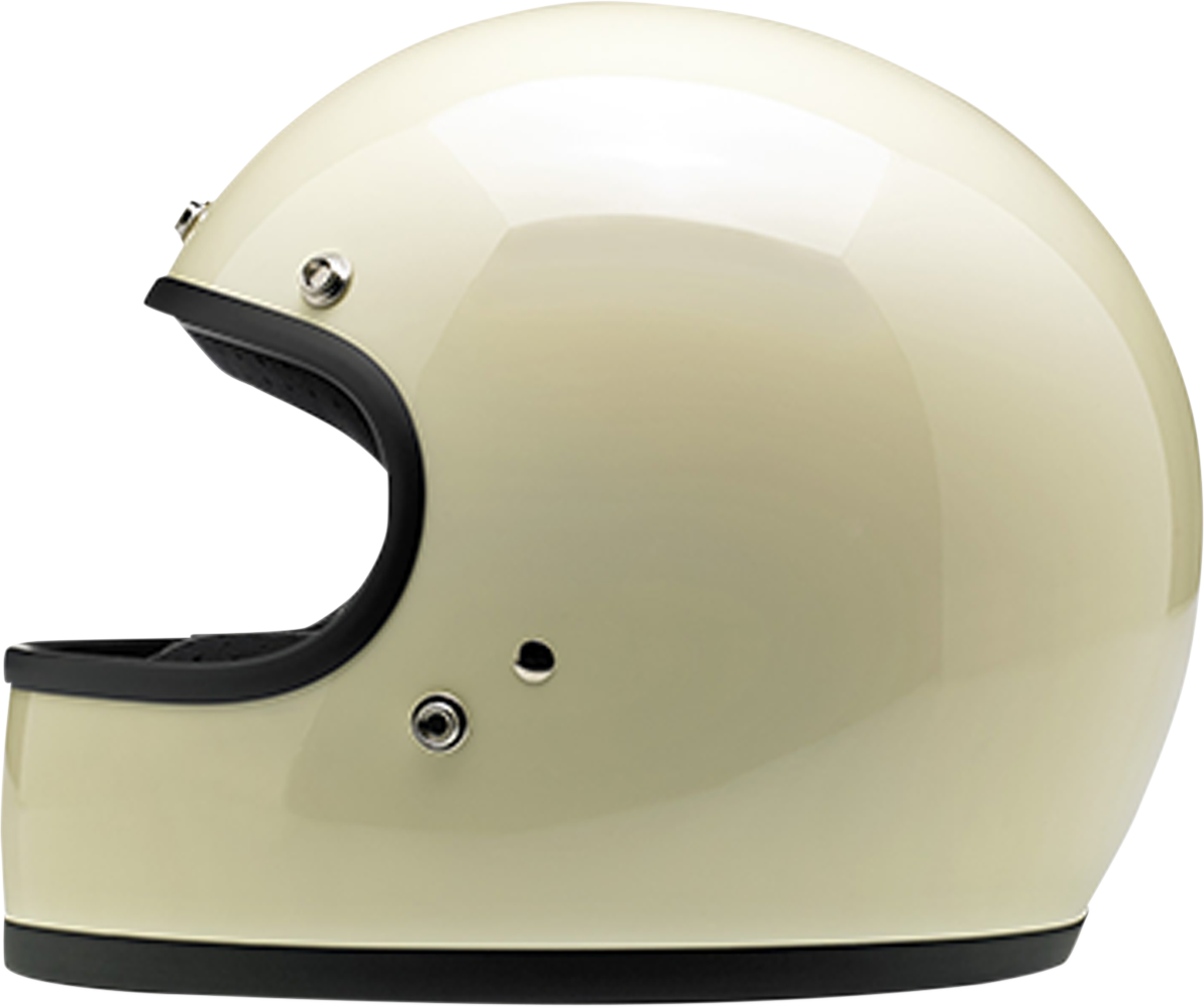Casco BILTWELL Gringo - Blanco Vintage Brillante - Pequeño 1002-102-102