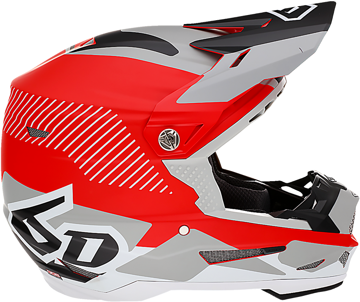 Casco de motocicleta 6D ATR-2 - Fusion - Rojo - Grande 12-2937