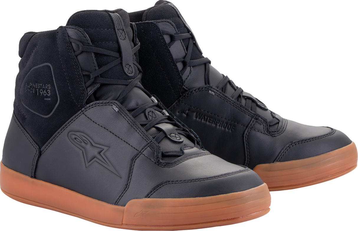 Zapatos ALPINESTARS Chrome - Impermeables - Negro/Marrón - Talla 8 de EE. UU. 254312311898