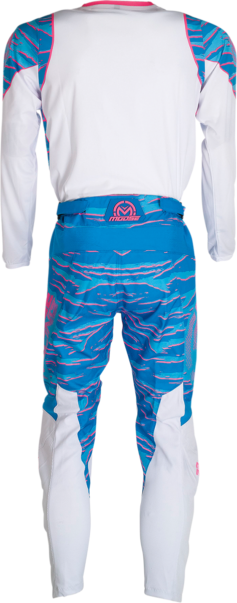 Pantalones clasificatorios MOOSE RACING - Azul/Rosa - 36 2901-10012