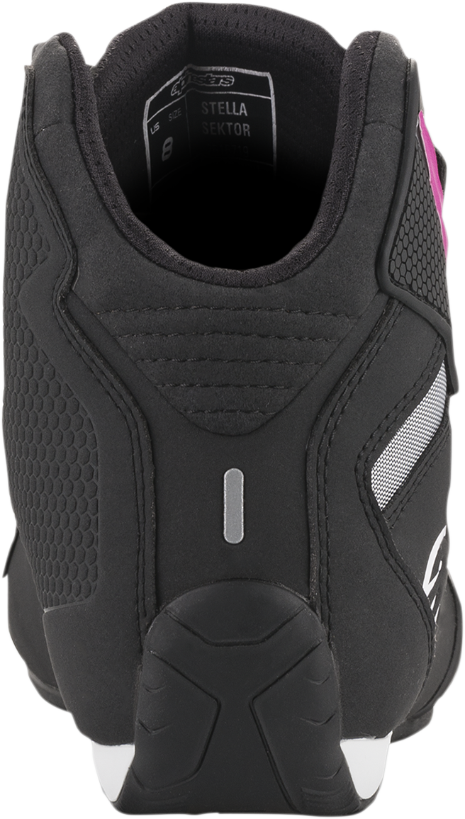 Zapatos ALPINESTARS Sektor para mujer - Negro/Rosa - Talla 10.5 (EE. UU.) 2515719103911