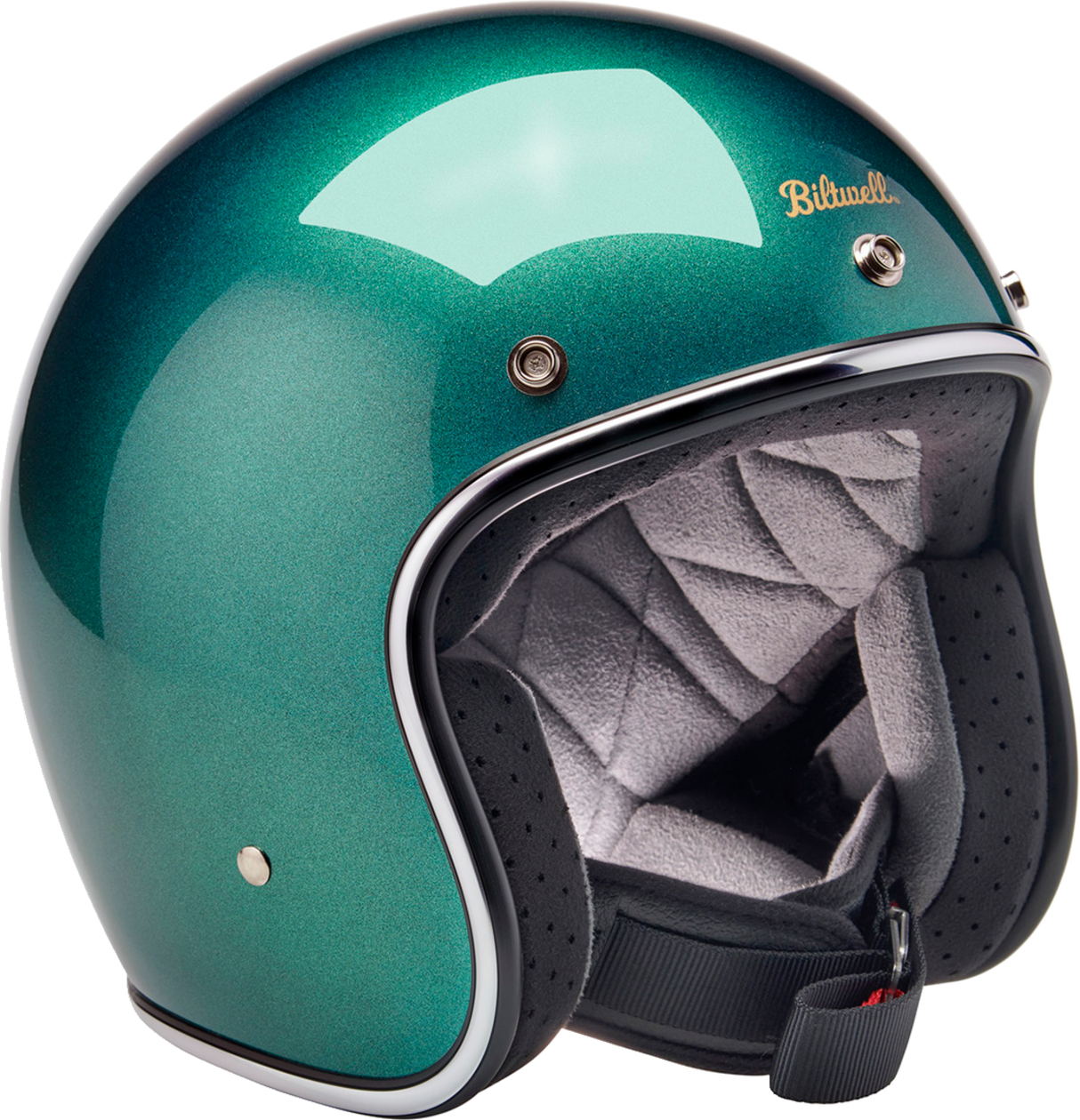Casco BILTWELL Bonanza - Verde Catalina Metalizado - 2XL 1001-358-206