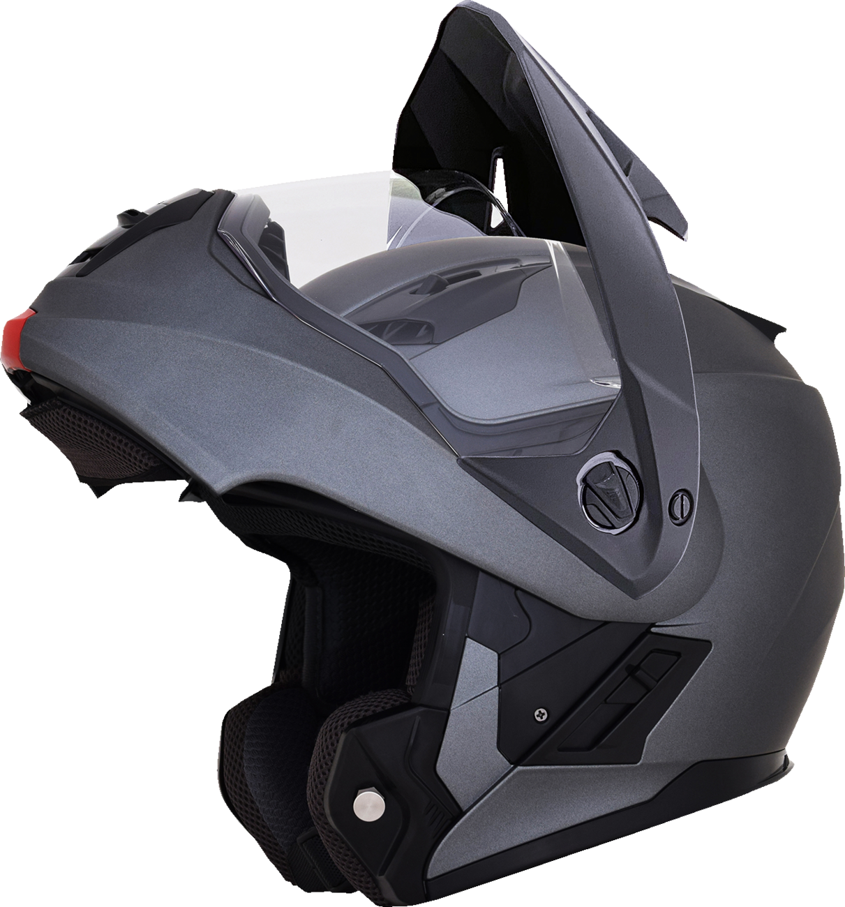 Casco de motocicleta AFX FX-111DS - Gris escarcha - Grande 0140-0135