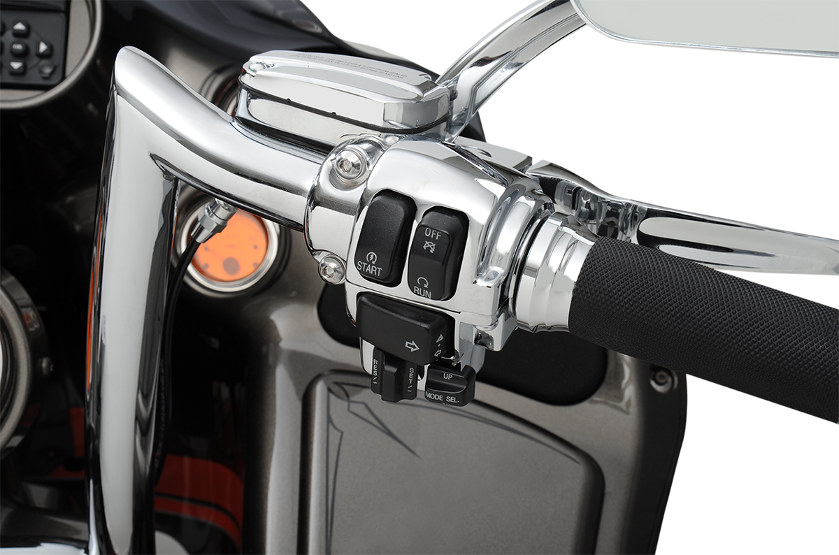 Carcasa del interruptor de control de crucero DRAG SPECIALTIES - Cromada H07-0783