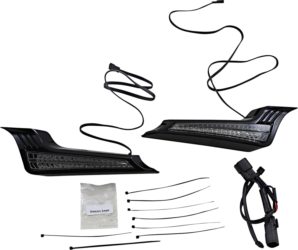 Luces LED para panel de relleno CIRO - Negro/Rojo 40046