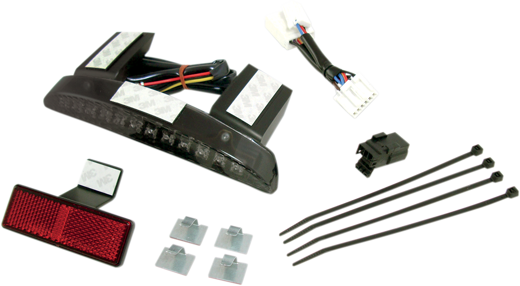 Conjunto de luces de marcha y freno DRAG SPECIALTIES - Lente ahumada 77072S
