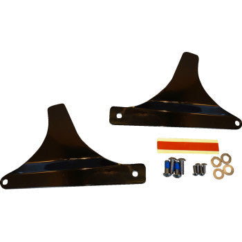 Placas laterales DRAG SPECIALTIES - Negras 1504-0114
