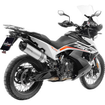 Silenciador deslizante LEOVINCE LV One EVO - Plata KTM 890 Adventure / Husqvarna Norden 901 14414EU