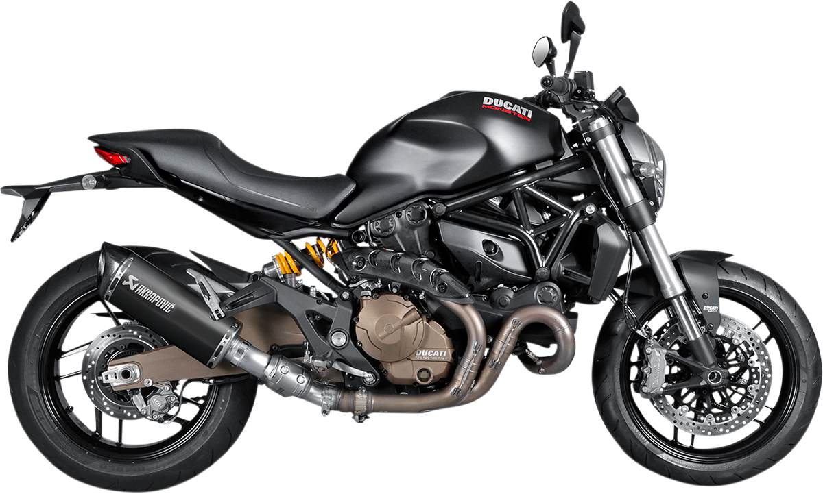 AKRAPOVIC Slip-On Line Muffler - Titanium - Black Monster 821/1200 2014-2016 S-D8SO2-HRBL 1811-2903
