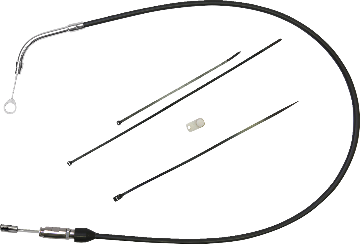 Cable de embrague DRAG SPECIALTIES - Superior - 41" - Negro/Cromo 4323502HE