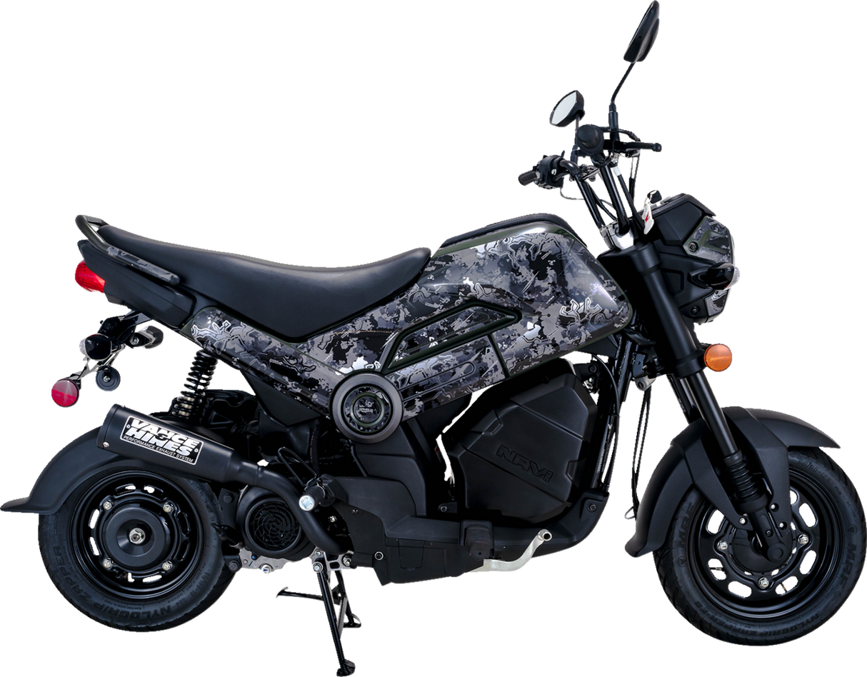 Escape Vance & Hines para Honda Navi 2017-2023, sistema completo Upsweep, color negro, 48241