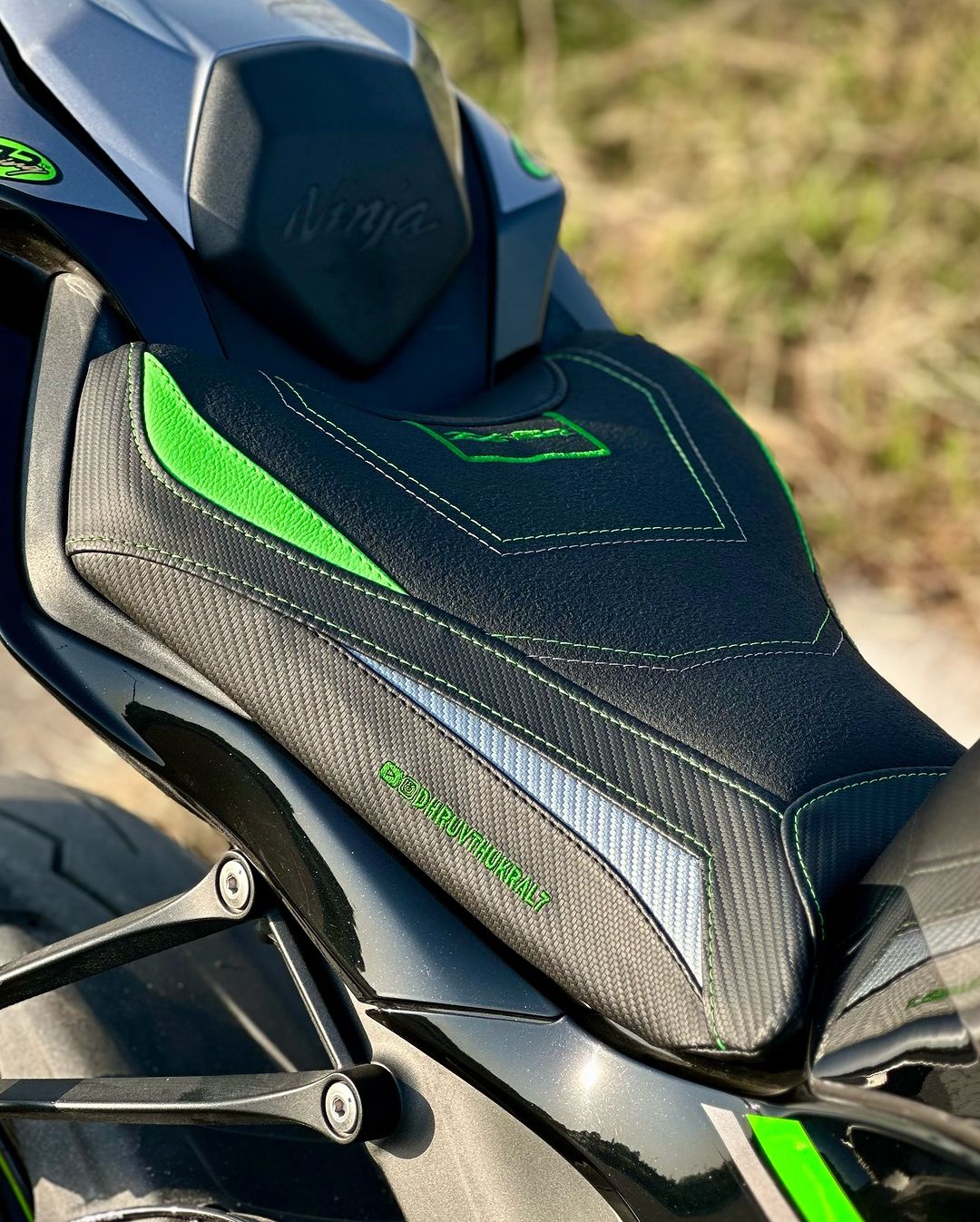 Kawasaki Ninja ZX6R 2019-2025 Seat Cover Tappezzeria Italia TPZ Comfort in Green