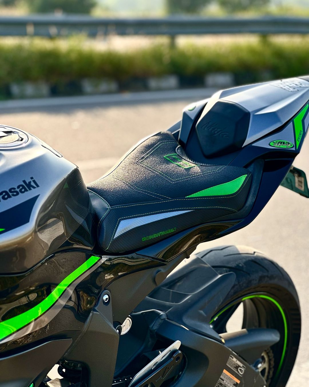 Kawasaki Ninja ZX6R 2019-2025 Seat Cover Tappezzeria Italia TPZ Comfort in Green