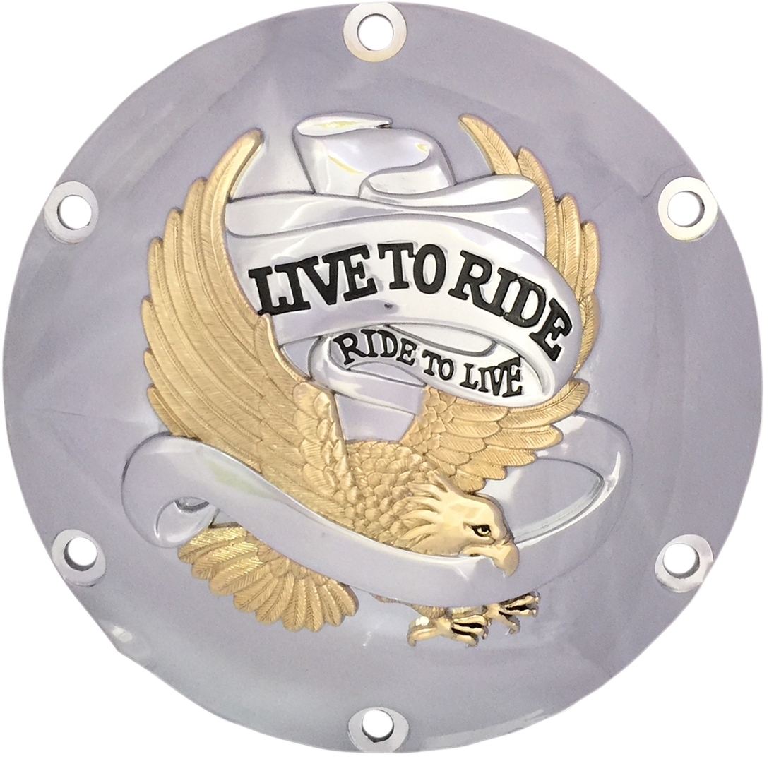ESPECIALIDADES DE DRAG Cubierta para Derby Live to Ride - 6 hoyos - Dorado 33-0067CGA