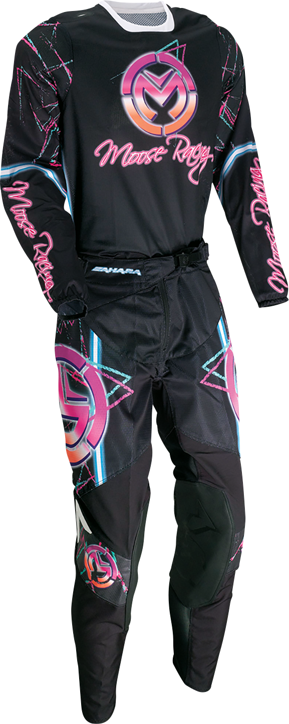 Camiseta MOOSE RACING Sahara - Rosa/Negro - Grande 2910-7452