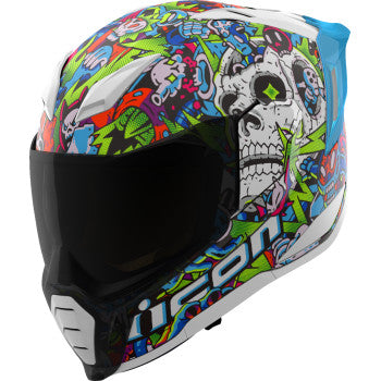 Casco ICON Ultraflite - Doodle 3 - MIPS® - Azul - Pequeño 0101-17979