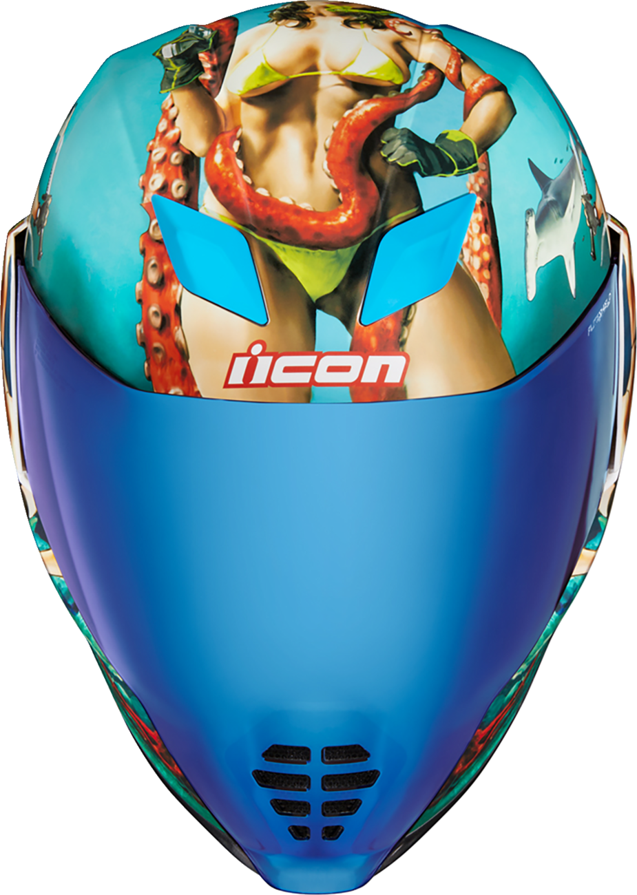 Casco ICON Airflite™ - Pleasuredome4 - Azul - Pequeño 0101-15001