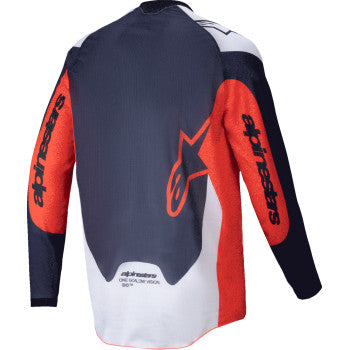 ALPINESTARS Pro-Dura Jersey - Navy/Orange/White - Large 3760125-7162-L