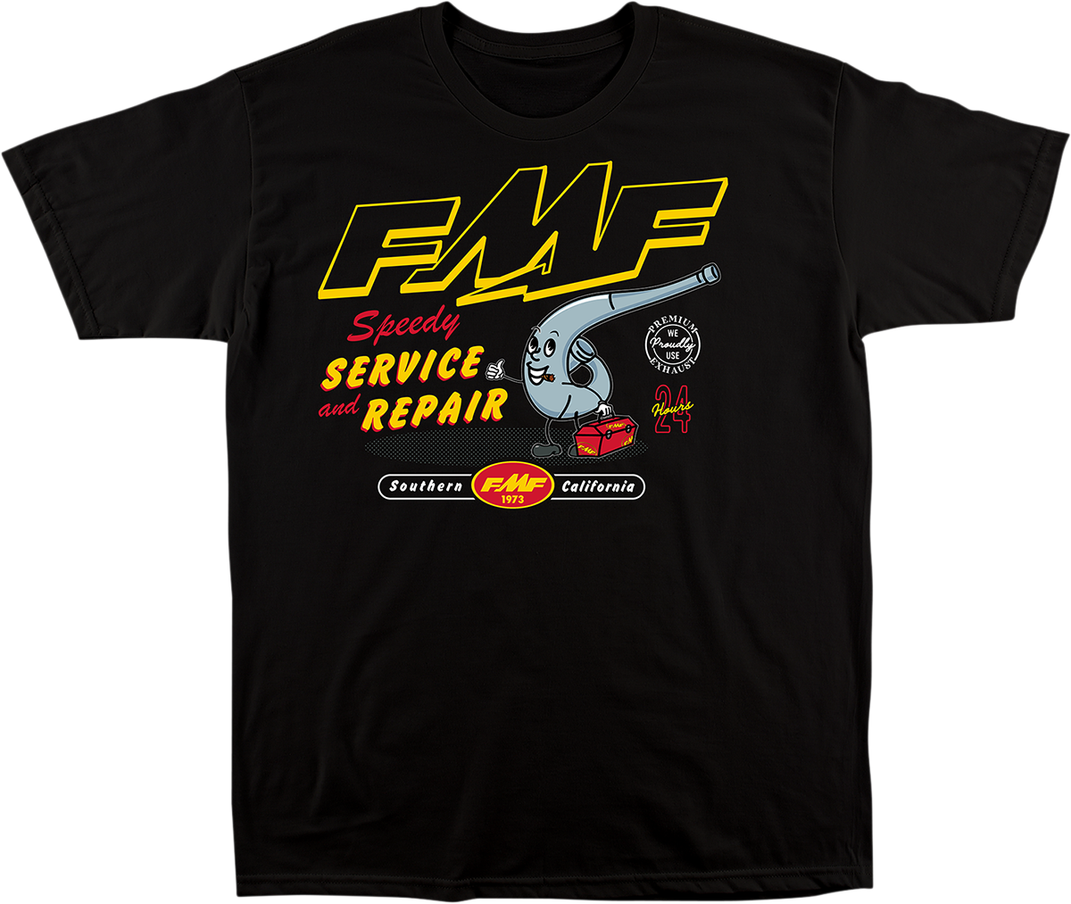 Camiseta de servicio experto de FMF - Negra - Talla pequeña FA21118913BKSM 3030-21307
