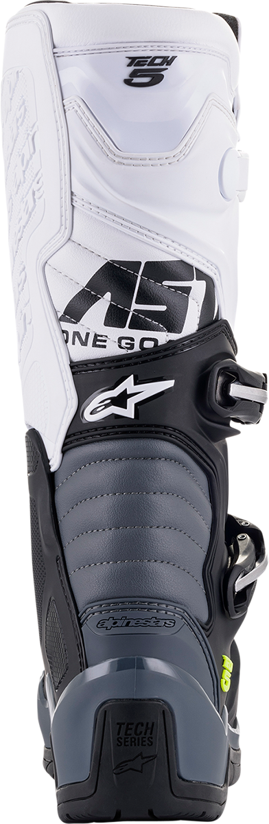 Botas ALPINESTARS Tech 5 - Negro/Blanco - Talla 9 de EE. UU. 2015015-102-9