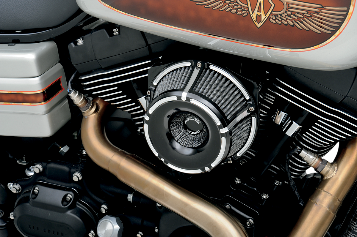 Filtro de aire ARLEN NESS Slot-Track - Negro - Big Twin 18-923