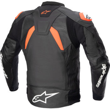 ALPINESTARS GP Plus R v4 Leather Jacket - Black/Fluo Red/White - US 46 / EU 56 3100524-1321-56