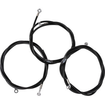 LA CHOPPERS Brake Line - 24"+ - '08-'10 FL Glide LA-8059B08B
