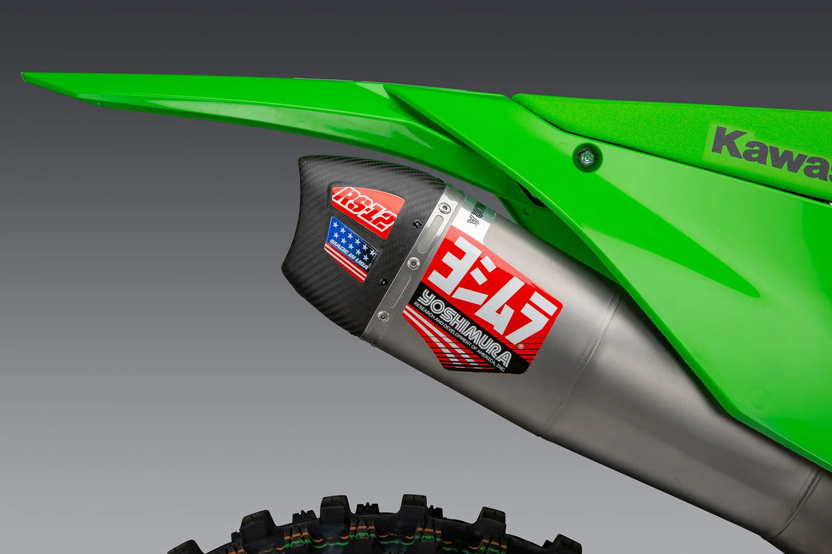 Yoshimura KX450F 2024 RS-12 STAINLESS FULL EXHAUST, W/ STAINLESS MUFFLER 244730S320
