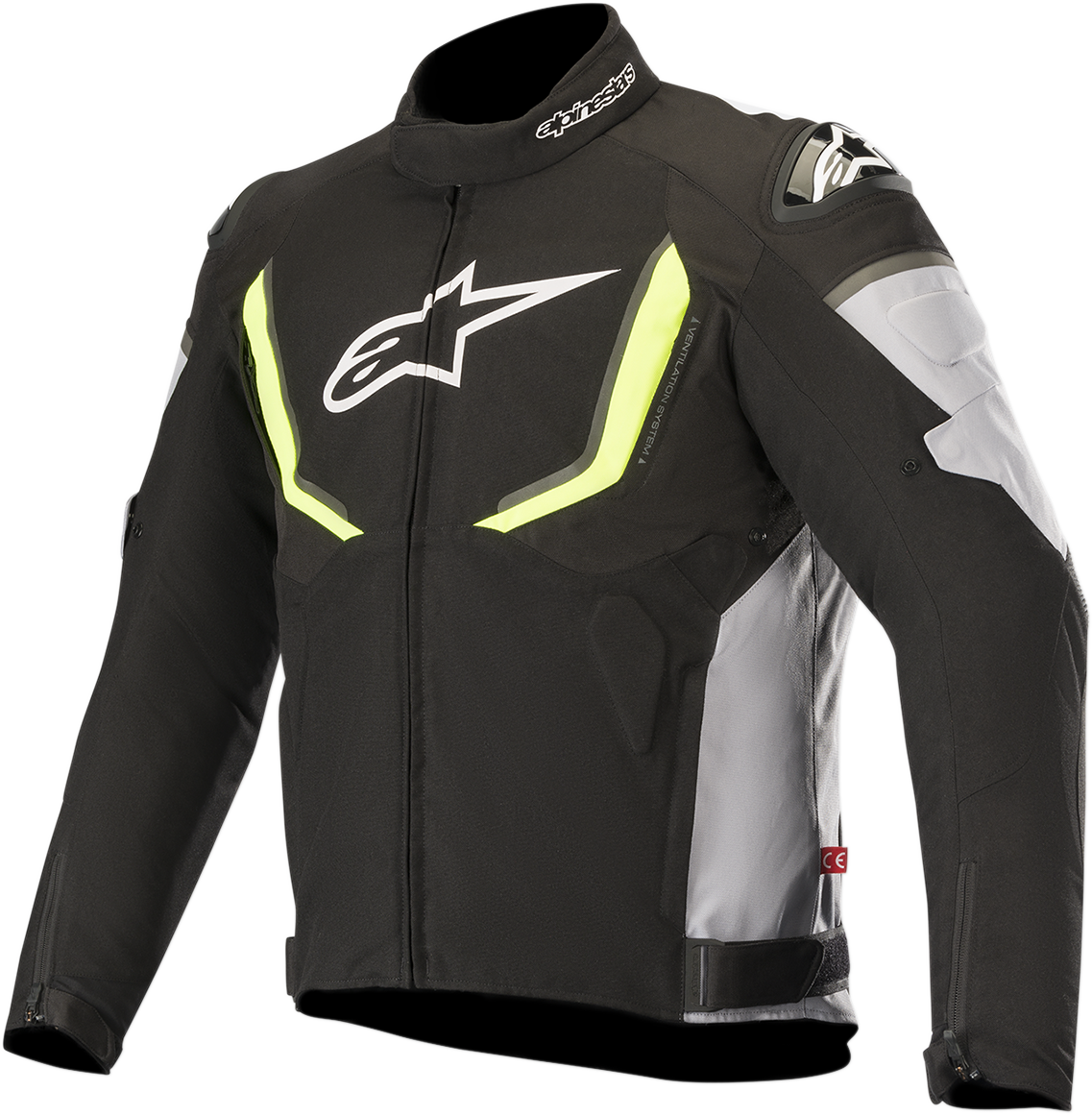 Chaqueta ALPINESTARS T-GP R v2 - Negro/Gris/Amarillo - XL 3205619-175-XL