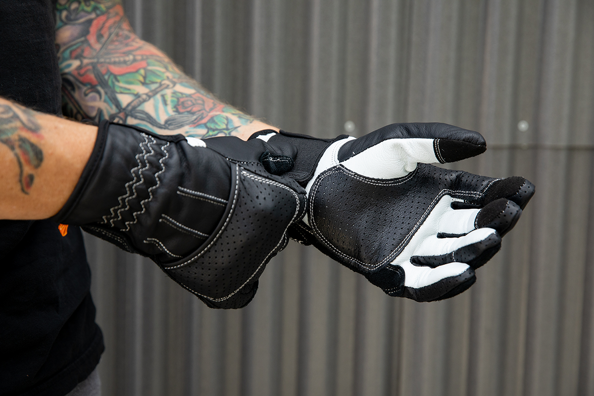Guantes BILTWELL Borrego - Negro/Cemento - 2XL 1506-0104-306