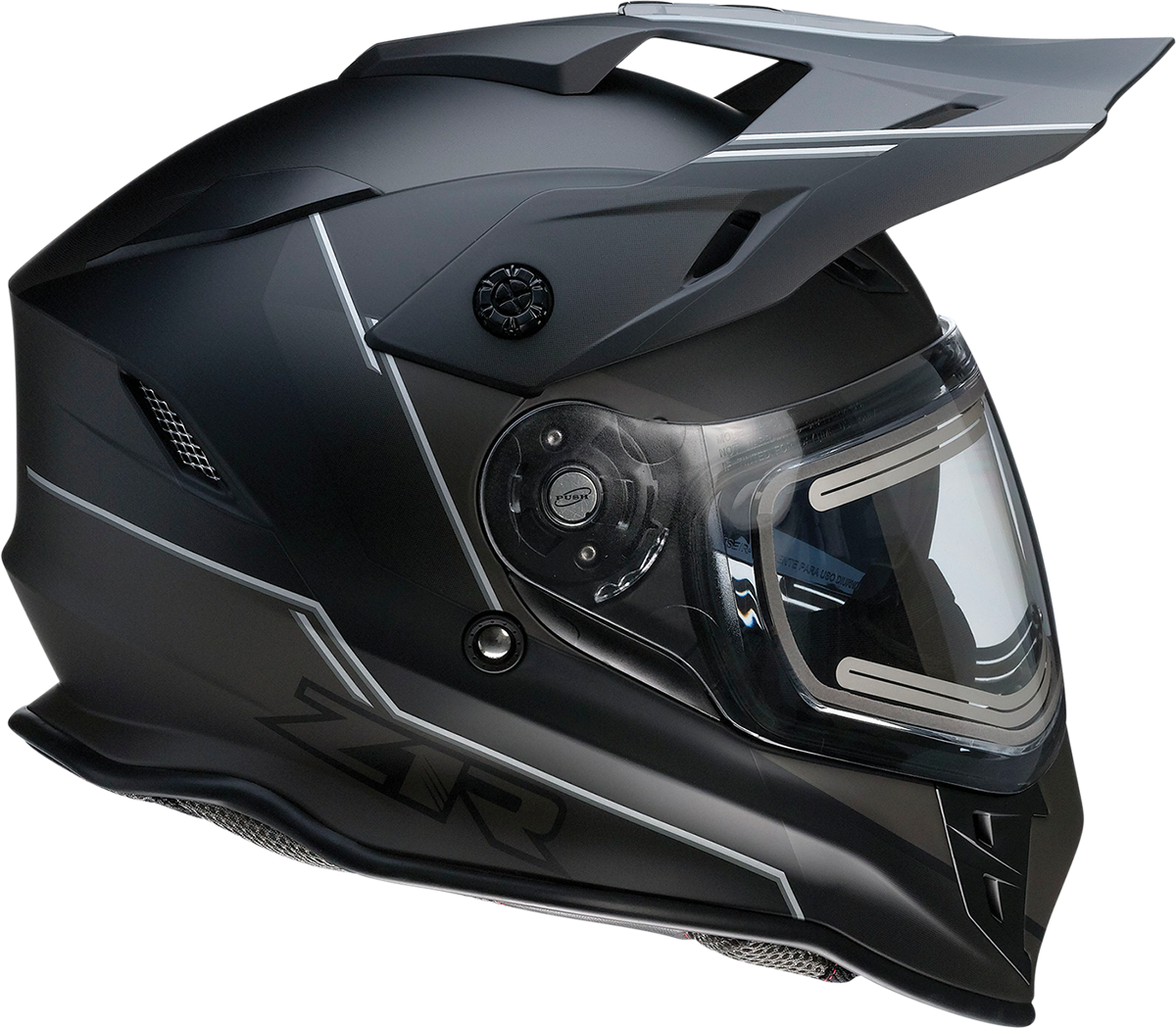 Casco de moto Z1R Range - Bladestorm - Negro/Blanco - Talla pequeña 0101-14048