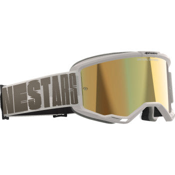 ALPINESTARS Goggles Vision 5 Goggles - Hollow - Wind - Gold Mirror 5102225-7311