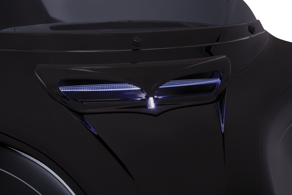 Embellecedor de carenado CIRO - Negro - con luz 40012