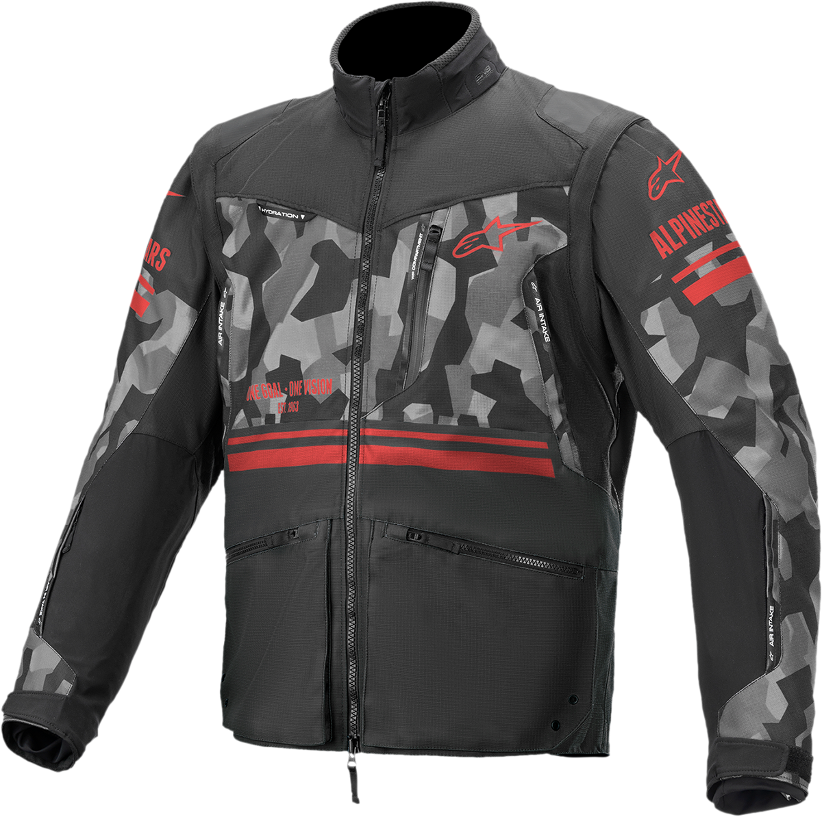 Chaqueta ALPINESTARS Venture - Camuflaje rojo - 2XL 3703019-9133-2X