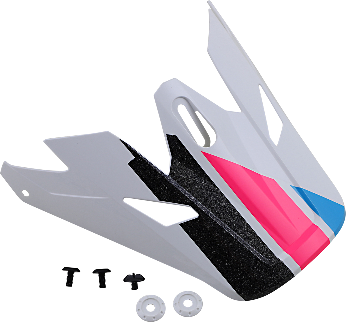 Visera Z1R Rise - Evac - Blanco brillante/Rosa/Azul 0132-1393