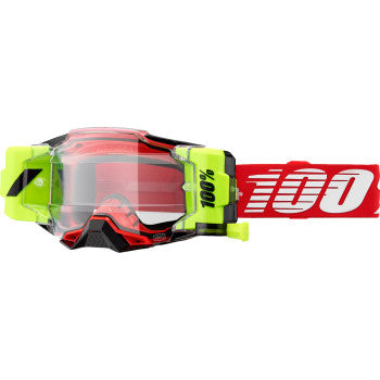 Gafas de pronóstico 100% Armega - Rojas - Transparentes 50006-00008