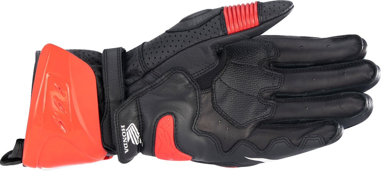 Guantes ALPINESTARS Honda GP Pro R3 - Negro/Rojo Brillante/Azul - XL 3556223-1317-XL