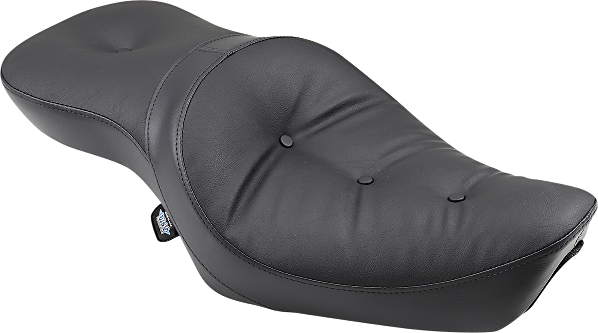 Asiento de almohada doble de perfil bajo DRAG SPECIALTIES - XL SIN PARACHOQUES DE GOMA 0804-0626