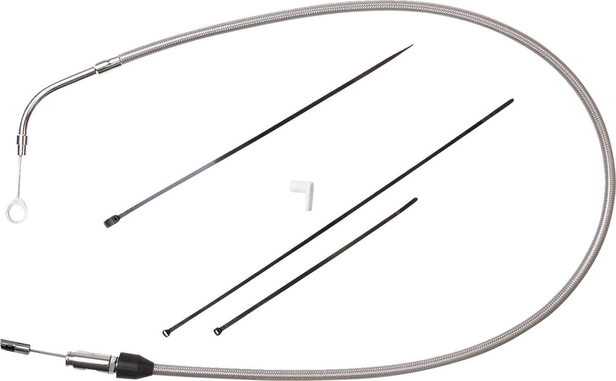 Cable de embrague DRAG SPECIALTIES - Superior - 45" - Acero inoxidable 5323506HE
