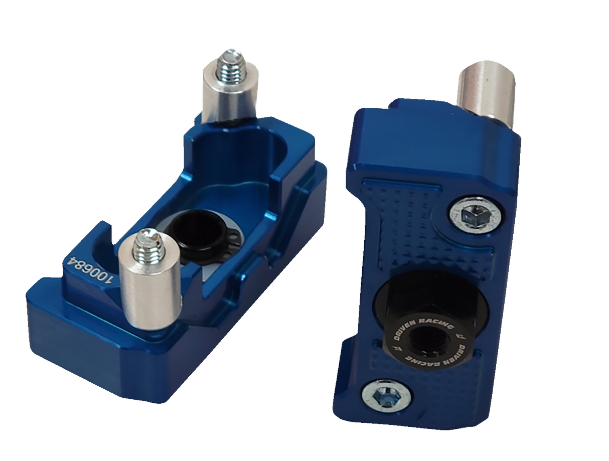 Deslizadores de bloque de eje cautivo DRIVEN RACING - Azul DRCAX-204BL