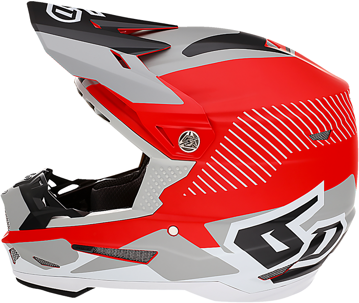 Casco de motocicleta 6D ATR-2 - Fusion - Rojo - Grande 12-2937