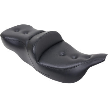 Asiento de sofá de carretera SADDLEMEN con cubierta acolchada - Calefactable - Negro 897-07-181HCT
