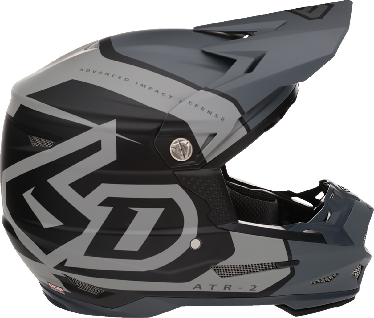Casco de motocicleta 6D ATR-2 - Torque - Color carbón - Talla pequeña 12-3205