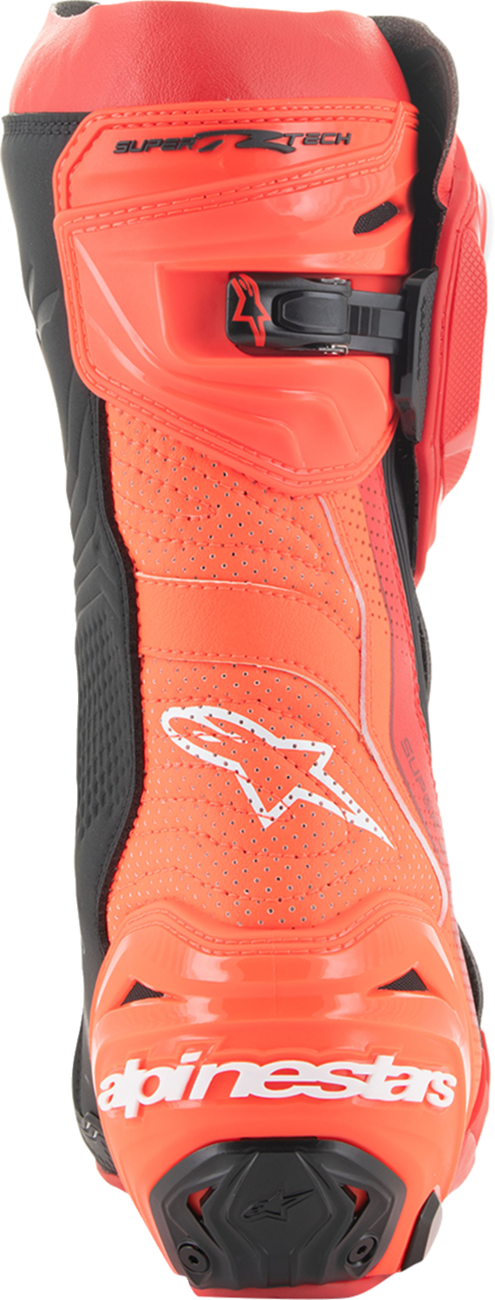 Botas ALPINESTARS Supertech R con ventilación - Rojas - Talla 12.5 EE. UU./48 UE 2220121-3029-48